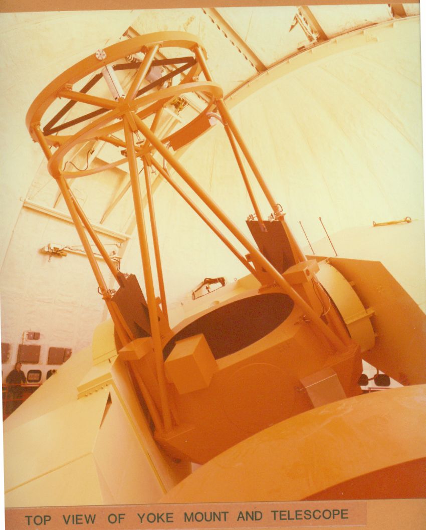 View from inside the IRTF