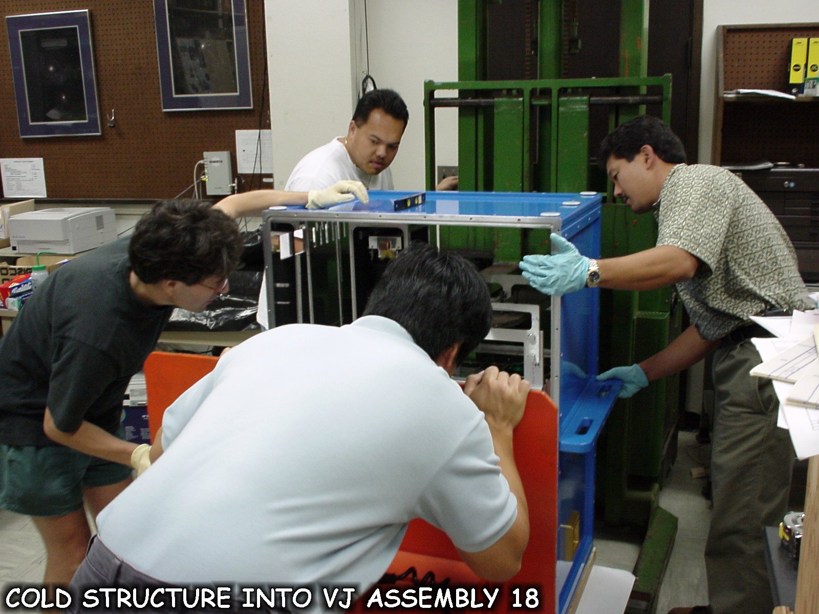 coldstructure into vj assembly 18