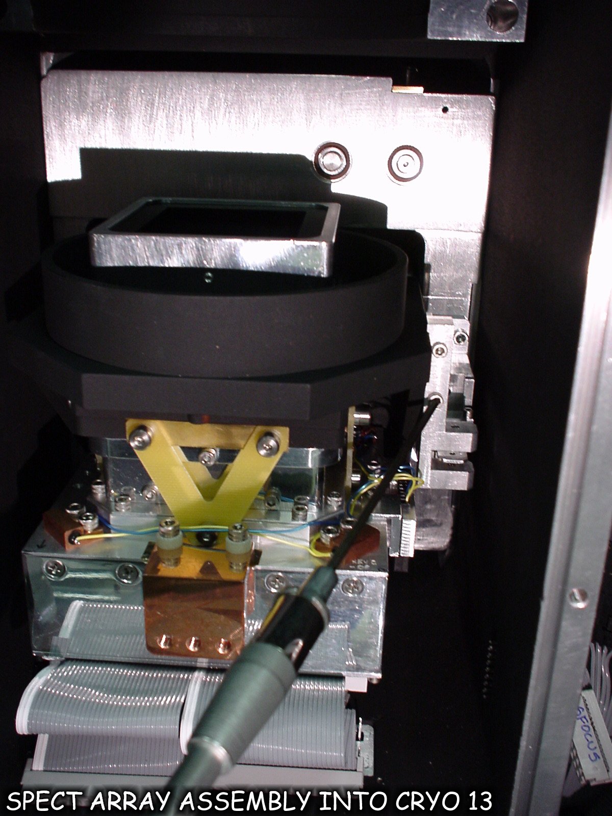 spect array assembly into cryo 13