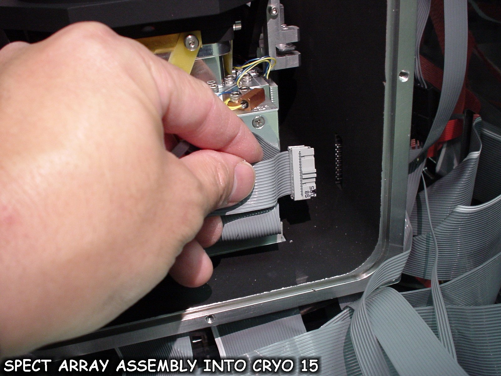 spect array assembly into cryo 15