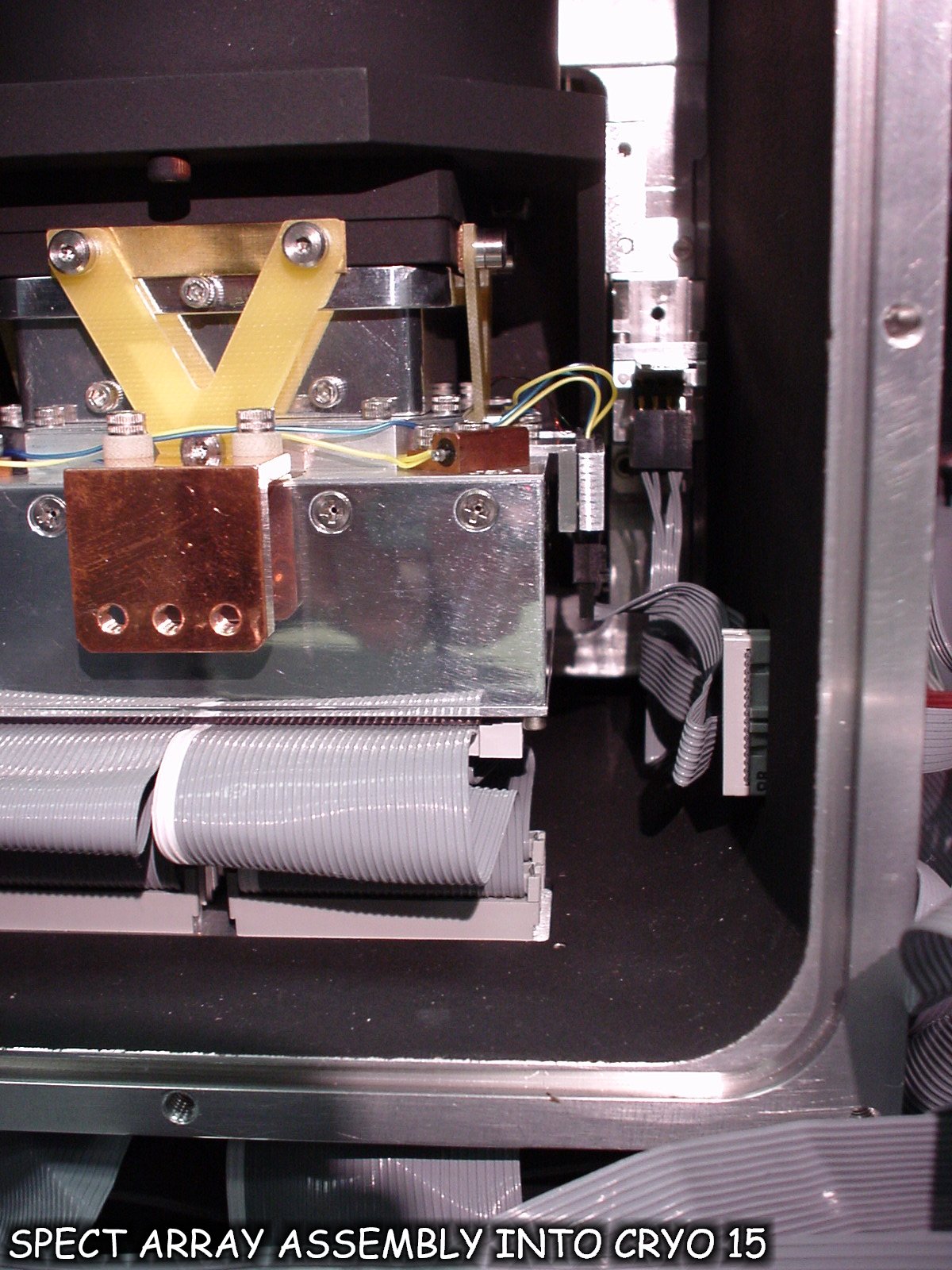spect array assembly into cryo 16