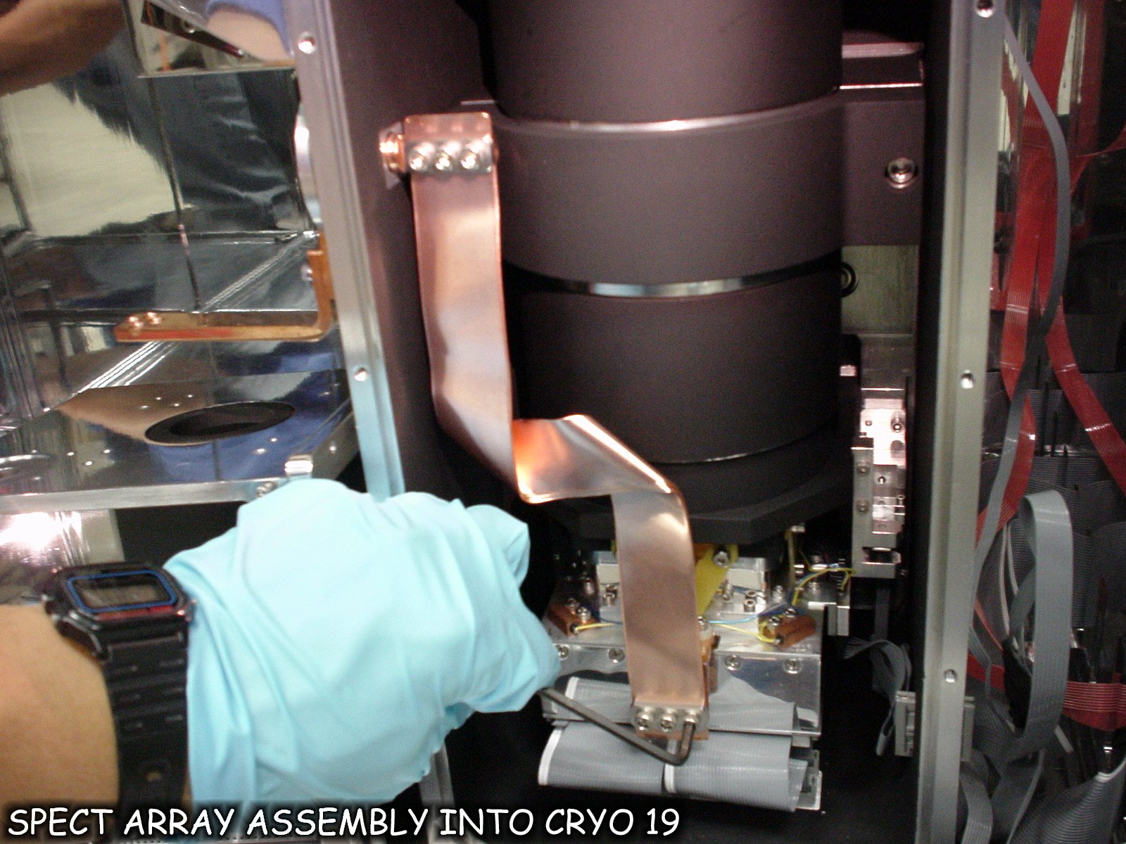 spect array assembly into cryo 19