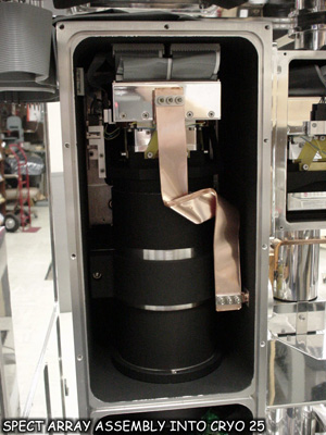 Spect Array Assembly Into Cryo 25